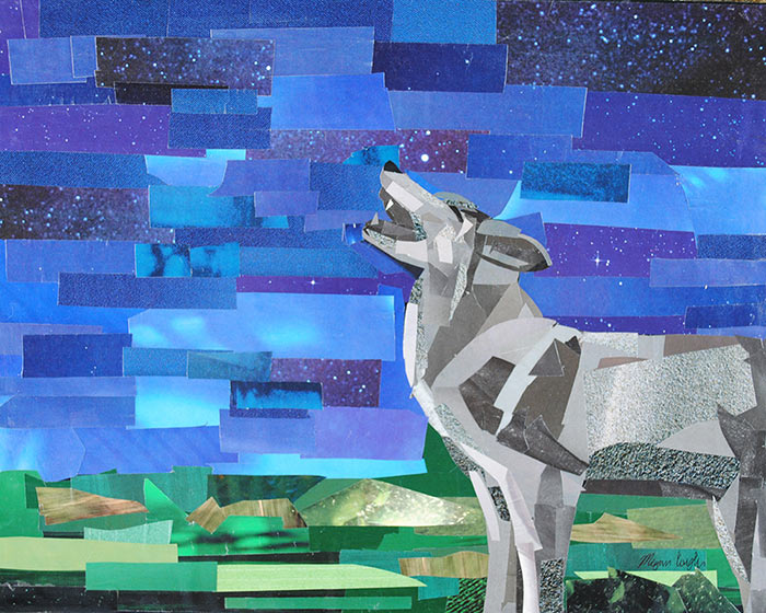Howl by collage artist Megan Coyle