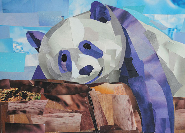 Lounging Panda by Megan Coyle