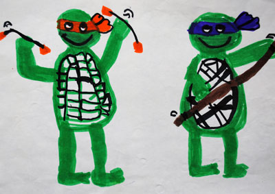 childhood-art-ninja-turtles