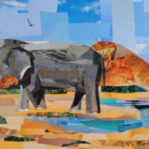 Elephant Collage by Megan Coyle