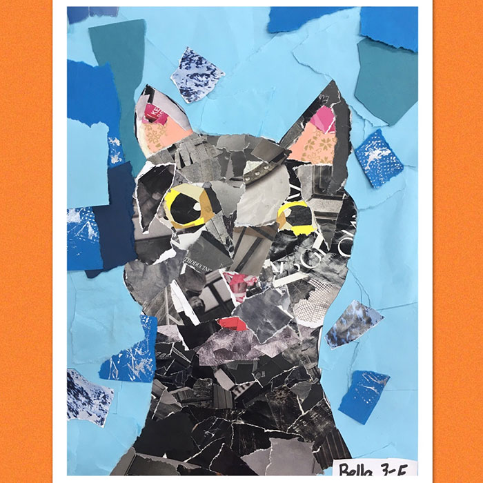 Coyle-inspired collage made by a student in Japan