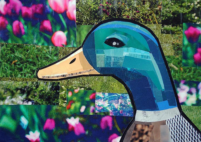 Quack It is a collage by collage artist Megan Coyle