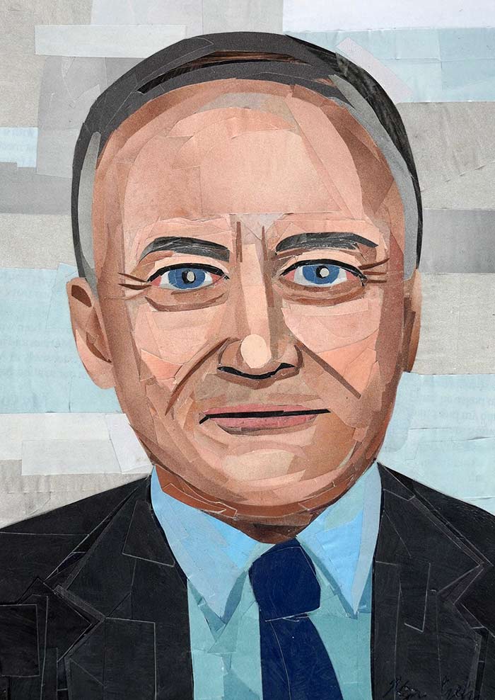 Creed Bratton collage by Megan Coyle