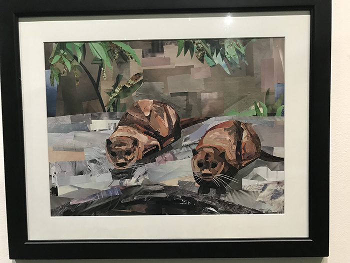 Junkyard Jungle Exhibit featuring Megan Coyle's artwork