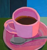 Pink Coffee Cup