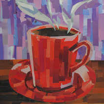 Title: Red Coffee Cup