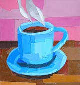 Blue Coffee Cup