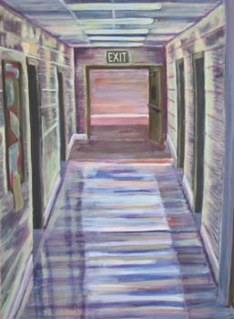 Hallway Painting by Megan Coyle